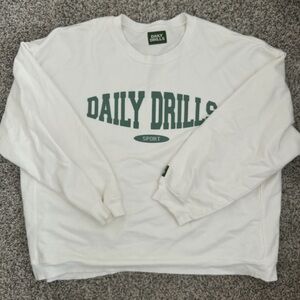 UNIQUE Daily Drills Classic White Crew